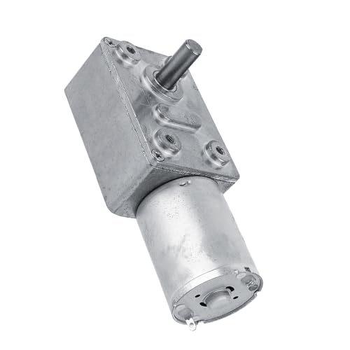 ViaGasaFamido 12 -V -Getriebe Motor Hohe Drehmoment Reversible DC Reduktion Motor CW CCW Elektrik Getriebe für Türöffner Miniatur -Winchroboter Drehungstisch (6RPM) von ViaGasaFamido