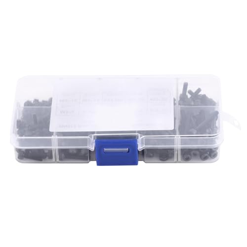 ViaGasaFamido 180pcs M3 Cap Head Hex Sockel Schrauben und 100pcs -Muttern, 12,9 Grade Legierung Stahlverschluss mit Oxidationsoberfläche für Home Office Appliance Maschinerie ViaGasaFamido 180pcs M3 Cap Head Hex Sockel Schrauben und 100pcs -Muttern, 12,9 Grade Legierung Stahlverschluss mit Oxidationsoberfläche für Home Office Appliance Maschinerie von ViaGasaFamido
