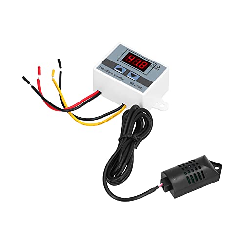 ViaGasaFamido 240W Ungiftiger und Flammhemmender Luftfeuchtigkeitscontroller Hoher Genauigkeitsmessung, LED-Indikatoranzeige, Easy-Setup-Hochleistung für DC24V-Installationen, XH-W3005 ViaGasaFamido 240W Ungiftiger und Flammhemmender Luftfeuchtigkeitscontroller Hoher Genauigkeitsmessung, LED-Indikatoranzeige, Easy-Setup-Hochleistung für DC24V-Installationen, XH-W3005 von ViaGasaFamido