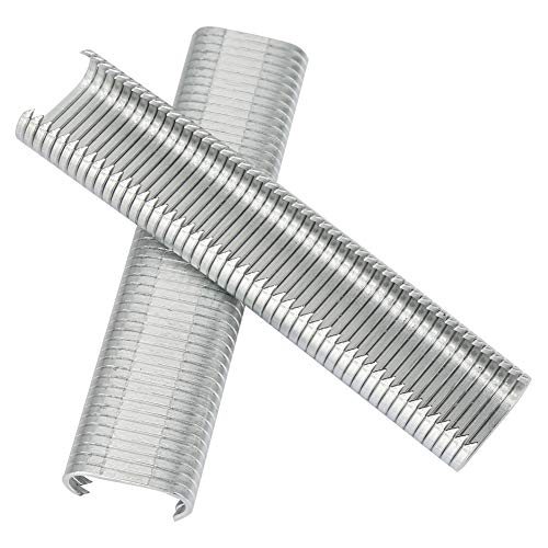 ViaGasaFamido 2500pcs C Typ 8mm Schweinerhäute 1,8 Mm Durchmesser und 20 Mm Breite Metallbefestigungen für Tierische Zaunkäfig -Sofa -Kissen und Matratzenbaugruppe von ViaGasaFamido