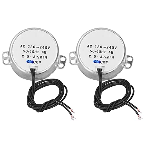 ViaGasaFamido 2pcs Synchron Motor AC220-240V 4W 2,5–3 UPM Synchronen Turntable Motor Austausch ViaGasaFamido 2pcs Synchron Motor AC220-240V 4W 2,5–3 UPM Synchronen Turntable Motor Austausch von ViaGasaFamido