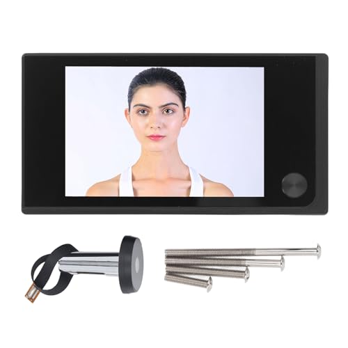 ViaGasaFamido 3,5 Zoll LCD -Farbbildschirm 1MP 120 Grad Weitwinkel -Gucklochkamera Digitaler Türschand für 14 Bis 28 Mm Türlochdurchmesser und 40 Bis 100 Mm Dicke Türen von ViaGasaFamido