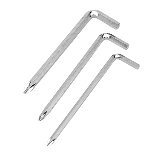 ViaGasaFamido 3-teiliger Doppelzweck-Sechskant-Kreuzschlitzsatz Typ L mit Wärmebehandelter Stahlstruktur für Hardware-Handwerkzeuge von ViaGasaFamido