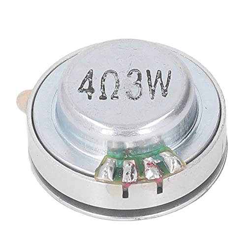 ViaGasaFamido 3W 85 DB Resonanzlautsprecher Niedrige Harmonische Verzerrung Resonanz Horn 26mm Alle Frequenzmagnetlautsprecher für Computer Laptops Mp3 MP4 CDs Mobiltelefone (4Ω) von ViaGasaFamido