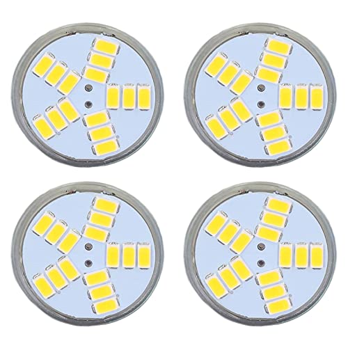 4 Stück MR11 LED Birne 5W 500lm Birnenersatz mit 15 Perlen Doppelstiftsockel 360° Wärmeableitung für Scheinwerfer Landschaftslampen Schienenleuchten Warmweißes Licht von ViaGasaFamido