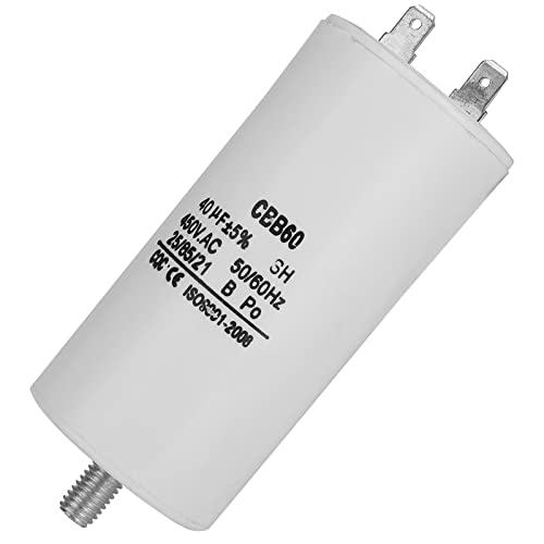 ViaGasaFamido 40UF -Kondensator mit Zuverlässiger Isolierung für die Wasserpumpe Beginnen für Waschmaschinen, Generatoren und Ventilatoren ViaGasaFamido 40UF -Kondensator mit Zuverlässiger Isolierung für die Wasserpumpe Beginnen für Waschmaschinen, Generatoren und Ventilatoren von ViaGasaFamido