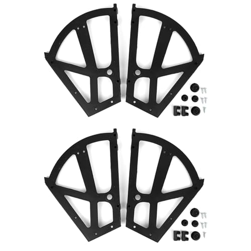 ViaGasaFamido 4pcs Möbelschuhe Schublade Schrank Scharnier Flip Rack Plattenrahmen Drehregal Zubehör Ersatzsteine schwarz für Häusliche Küche Wohnzimmer ViaGasaFamido 4pcs Möbelschuhe Schublade Schrank Scharnier Flip Rack Plattenrahmen Drehregal Zubehör Ersatzsteine schwarz für Häusliche Küche Wohnzimmer von ViaGasaFamido