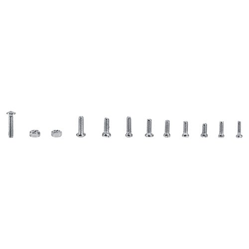 ViaGasaFamido 600pcs Mikroschrauben Muttern Sortiment Kit M1 M1.2 M1.4 M1.6 4 Größen für Uhren Brille Elektronik Reparatur DIY -Projekte mit Kunststoffbox von ViaGasaFamido