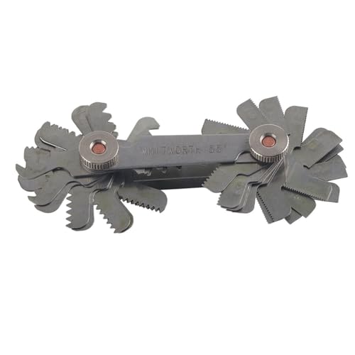 ViaGasaFamido 60pcs Edelstahl -Gewindestecker -Gage, für Gewindemessung, Vielseitiges Werkzeug, Einfach zu Bedienende, Gewindepech, Einstellbares Schalter, Robustes Design, US System, ViaGasaFamido 60pcs Edelstahl -Gewindestecker -Gage, für Gewindemessung, Vielseitiges Werkzeug, Einfach zu Bedienende, Gewindepech, Einstellbares Schalter, Robustes Design, US System, von ViaGasaFamido