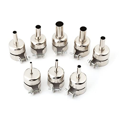 ViaGasaFamido 8 Stück Heißluft Düsen Kit Edelstahl Düsen mit Verriegelung Schraube für 850 850A 852 852D 852D 852D Heißluft Löt Station, 3 4 5 6 7 8 10 12mm ViaGasaFamido 8 Stück Heißluft Düsen Kit Edelstahl Düsen mit Verriegelung Schraube für 850 850A 852 852D 852D 852D Heißluft Löt Station, 3 4 5 6 7 8 10 12mm von ViaGasaFamido