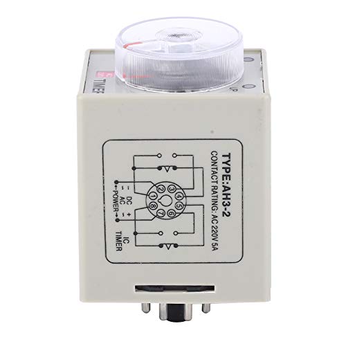 ViaGasaFamido AC220V 5A Time Relais 2NO und 2NC Mini Delay Controller für das Automatische Steuerungssystem (30S) von ViaGasaFamido