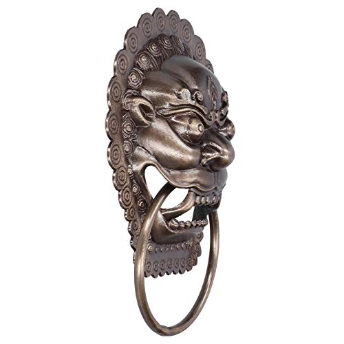 ViaGasaFamido Antike Animal Head Door Knocker, Messing Türklopfer Doppel -Türringgriff, Innenhof -Heimsicherheitssysteme für Holztür mit Einfacher Installation ViaGasaFamido Antike Animal Head Door Knocker, Messing Türklopfer Doppel -Türringgriff, Innenhof -Heimsicherheitssysteme für Holztür mit Einfacher Installation von ViaGasaFamido