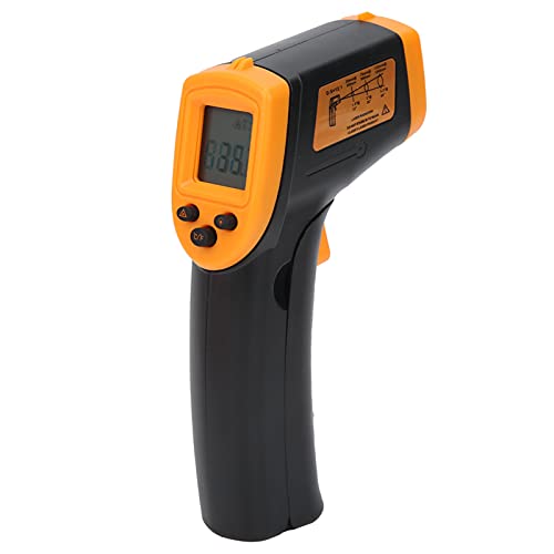 ViaGasaFamido Berührungsloses Objekt-Infrarot-Thermometer Hw600 Integriertes Digitales LCD-Temperatur-Lasermessthermometer Zur Messung Der Objektoberfläche.(Gelb),Infrarot- Und -Thermometer von ViaGasaFamido