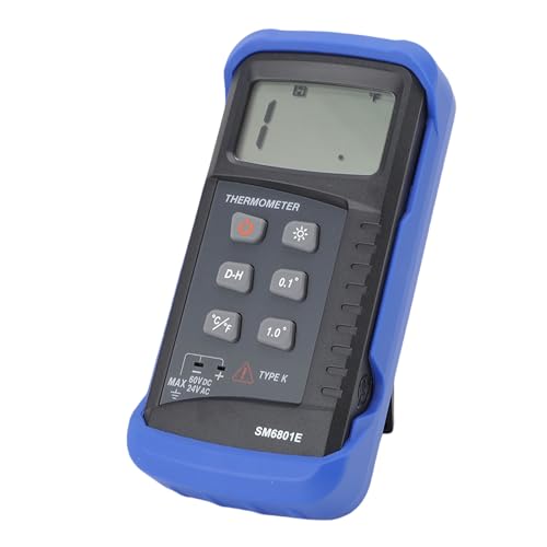 ViaGasaFamido Digital LCD -ThermoUting Temperatur Feed für eine Vielzahl von Messintervallen - Ideal für HLK ProfFs AB Material von ViaGasaFamido