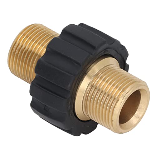 ViaGasaFamido Druckwaschanlage, Messing Kit, 5000psi Hochdruck -Waschanschluss, Messingmaterial, Robust und Langlebig, Kompatibel mit den Meisten Unterlegscheiben, Schlauchadapter (M22-Stecker auf ViaGasaFamido Druckwaschanlage, Messing Kit, 5000psi Hochdruck -Waschanschluss, Messingmaterial, Robust und Langlebig, Kompatibel mit den Meisten Unterlegscheiben, Schlauchadapter (M22-Stecker auf von ViaGasaFamido