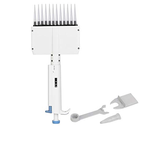 ViaGasaFamido Einstellbare Mechanische Pipette, 12 Kanal 50-300 μl Variable Volumen Pipettor Manual Pipet Laboratory Tool Ziffernanzeige ViaGasaFamido Einstellbare Mechanische Pipette, 12 Kanal 50-300 μl Variable Volumen Pipettor Manual Pipet Laboratory Tool Ziffernanzeige von ViaGasaFamido