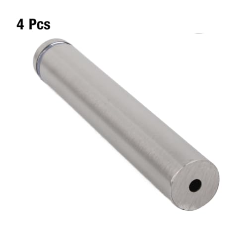 ViaGasaFamido Glasfixierende Stahlschrauben aus Edelstahl, Stabile Fixierung, Vielseitiger Gebrauch, Puffer-Gummi-Kreis-Design, Einfache Installation mit Selbstkippenden Schrauben (19 * 150 mm) von ViaGasaFamido