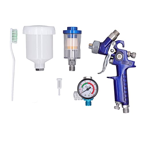 ViaGasaFamido HVLP -Sprühpistole, Kleine und Kompakte 0,8 -mm -Düse 125 Ml Topf von ViaGasaFamido