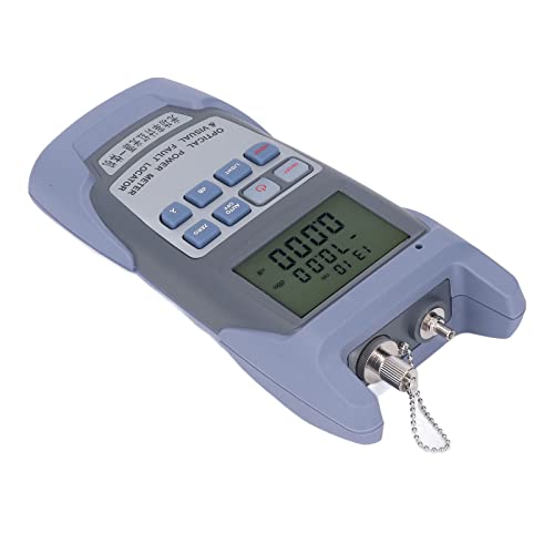 ViaGasaFamido Hochgenauigkeit Glasfaser -Kabel -Tester Optischer Kraftstester, 7 Wellenlängen Glasfaser Kabel Lichtprüfer Zur Fehlererkennung, Genaue Messung, Anwendung für Faser (30MW) von ViaGasaFamido