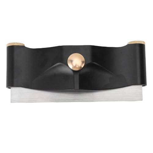 ViaGasaFamido Holzkartenschaber Bogenblatt Aluminiumlegierung Multi Zweck Holzbearbeitungsschaber Wiederverwendbares Brunnenrückprallhandwerkzeug Präzise Kontrolle für das Verbrennen von ViaGasaFamido