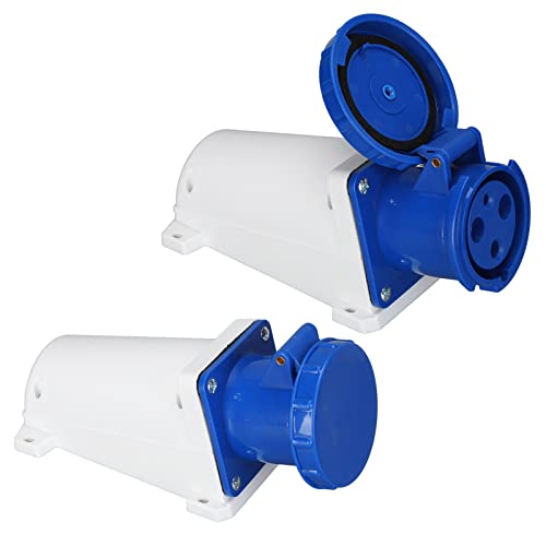 ViaGasaFamido Industrieanschluss 3 Pin 2p+E 220‑250V 63A für Branchenhafen Airport Dock Metallurgy Kraftwerk Railway ViaGasaFamido Industrieanschluss 3 Pin 2p+E 220‑250V 63A für Branchenhafen Airport Dock Metallurgy Kraftwerk Railway von ViaGasaFamido