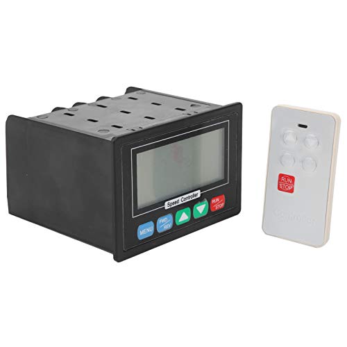 ViaGasaFamido Motor Speed ​​Controller mit Drahtloser Fernbedienung Backlight LCD -Bildschirm DC10-55V 50A DC -Encoder PWM -Steuerungsanzeige Arbeitszeit -Geschwindigkeitsprozentsatz von ViaGasaFamido
