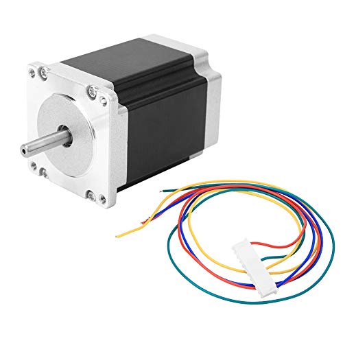 ViaGasaFamido Nema 23 CNC Stepper Motor 1,8 Grad mit 4 -Pin -Kabel für 3D -Drucker CNC Extruder Mill Drehrouter 57 X 76 Mm (Schaftdurchmesser 6,35 mm) von ViaGasaFamido