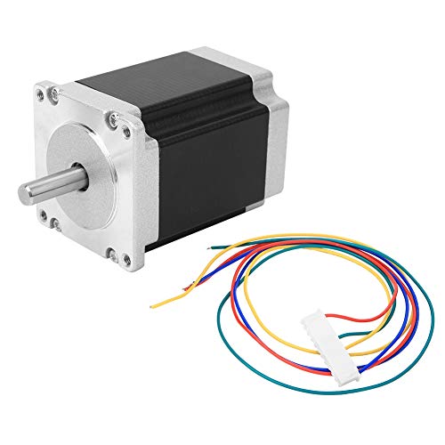 ViaGasaFamido Nema 23 CNC Stepper Motor 1,8 Grad mit 4 -Pin -Kabel für 3D -Drucker CNC Extruder Mill Drehrouter 57 X 76 Mm (Schaftdurchmesser 8mm) von ViaGasaFamido