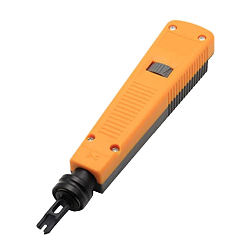 ViaGasaFamido Netzwerkdraht -Stanzwerkwerkzeug Ethernet -Kabel -Stanztool 110 Typmodule mit Abnehmbarem Kopf für RJ45 Cat5 Cat6 -Verkabelung (GL-1089) von ViaGasaFamido