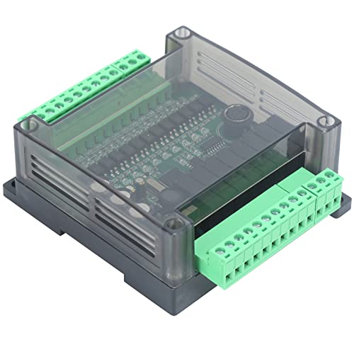 ViaGasaFamido PLC Control Board 32-Bit MCU Industrial Control Modul für GX-Entwickler GX Work2 Leiterdiagrammprogrammierung (Mit Gehäuse Keine 485) von ViaGasaFamido
