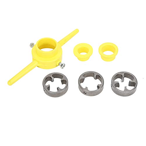 ViaGasaFamido PVC -Fadenhersteller -Werkzeug -Kunststoff -Rohr -Set Wiederverwendbares NPT Runde Rundkreis Threader Sanitärhandwerkswerkzeugkit für PVC -Gewinde -DIY -Klempner ViaGasaFamido PVC -Fadenhersteller -Werkzeug -Kunststoff -Rohr -Set Wiederverwendbares NPT Runde Rundkreis Threader Sanitärhandwerkswerkzeugkit für PVC -Gewinde -DIY -Klempner von ViaGasaFamido