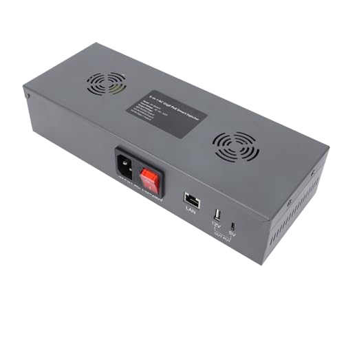 ViaGasaFamido Poe Injector Leistungsstarke Gigabit 150W Ausgabe für Effiziente Leistung und Stabile Netzwerkleistung für Dishy V2 -Benutzer (EU-Stecker) von ViaGasaFamido
