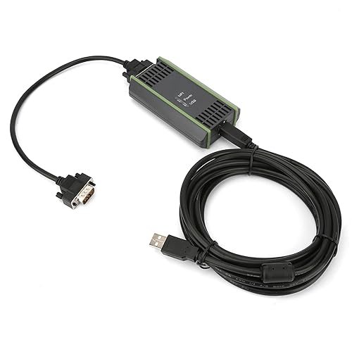 ViaGasaFamido SPS-Programmierkabel USB MPI-Programmierkabel Kompatibel mit S7-200 300 400 7-poliges isoliertes Kabel SPS-Kabeladapter für 6ES7972-0CB20-0XA0 Ersatz von ViaGasaFamido