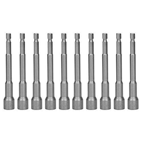 ViaGasaFamido Schraubendreher -Bithalter, 10pcs 100mm Verlängerungsbuchse Bohrer Bitmagnethalter Hex Shank Chuck Adapter (10 mm) von ViaGasaFamido