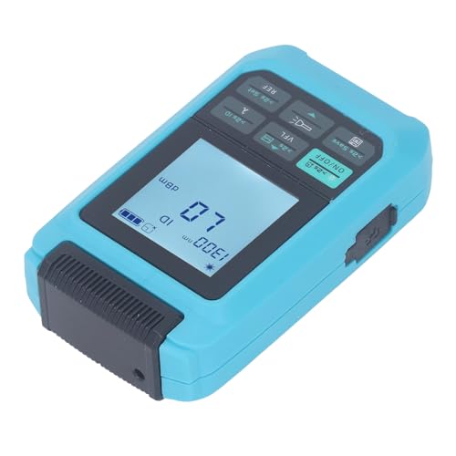 ViaGasaFamido Smart Testing Optical Power Meter, Kompaktes Design, Breite Anwendung mit Unterstützung für SC-, FC- und ST -Schnittstellen, LED Taschenlampe, RJ45 Schnittstelle für Kabelprüfer ViaGasaFamido Smart Testing Optical Power Meter, Kompaktes Design, Breite Anwendung mit Unterstützung für SC-, FC- und ST -Schnittstellen, LED Taschenlampe, RJ45 Schnittstelle für Kabelprüfer von ViaGasaFamido