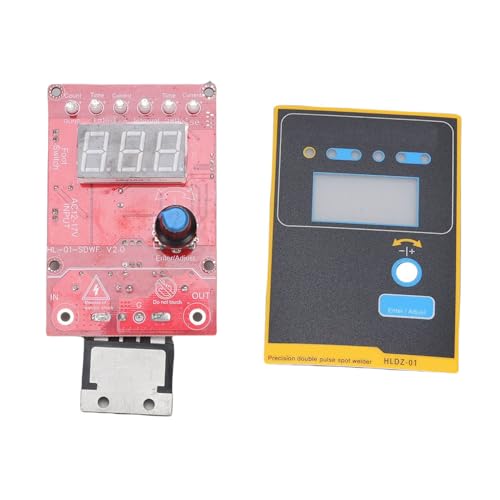 ViaGasaFamido Spot -Schweißer -Steuerplatine, 100A Digital Display Dual Impulszeitstromströmungsmodul mit Synchronem Auslösen und Ausschalten der Konservierung für Wechsels (220V) von ViaGasaFamido