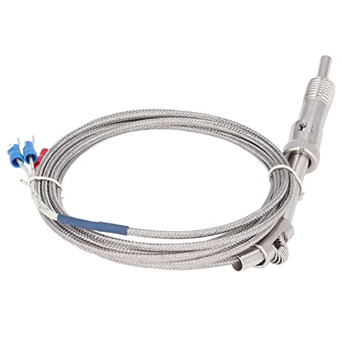 ViaGasaFamido Temperatursensor Vom Typ PT100, Thermoelementsensor Zum Messen, Erfassen von RTDs, Spiralstruktur mit Kompaktem Design ViaGasaFamido Temperatursensor Vom Typ PT100, Thermoelementsensor Zum Messen, Erfassen von RTDs, Spiralstruktur mit Kompaktem Design von ViaGasaFamido