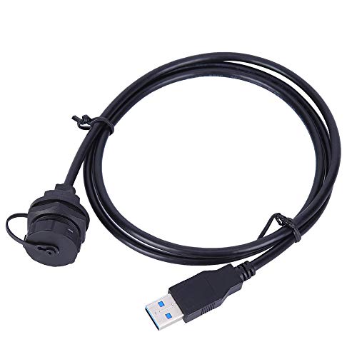 ViaGasaFamido USB 3.0 Buchse Stecker Unterputz-Verlängerungskabel Kabelstecker Panel Mount Adapter Wasserdichter USB-Anschluss für den Außenbereich mit Abdeckung 1 Meter ViaGasaFamido USB 3.0 Buchse Stecker Unterputz-Verlängerungskabel Kabelstecker Panel Mount Adapter Wasserdichter USB-Anschluss für den Außenbereich mit Abdeckung 1 Meter von ViaGasaFamido