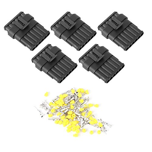 ViaGasaFamido Wasserdichtes Autoanschluss, 6 -Stecker -Steckverbinder Kit, 6 Steckdosenanschluss mit ABS und Silikon für 16 AWG, Einfach zu Installieren Unter Schweißen und Crimping for Automotive ViaGasaFamido Wasserdichtes Autoanschluss, 6 -Stecker -Steckverbinder Kit, 6 Steckdosenanschluss mit ABS und Silikon für 16 AWG, Einfach zu Installieren Unter Schweißen und Crimping for Automotive von ViaGasaFamido