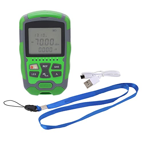ViaGasaFamido Wiederaufladbare Optische Faserleistung Messmesser Digitalanzeigekabel -Kabel -Tester mit -70 Bis +10 Dbm Strommessbereich und 850 Bis 1650 Nm Wellenlängenbereich ViaGasaFamido Wiederaufladbare Optische Faserleistung Messmesser Digitalanzeigekabel -Kabel -Tester mit -70 Bis +10 Dbm Strommessbereich und 850 Bis 1650 Nm Wellenlängenbereich von ViaGasaFamido