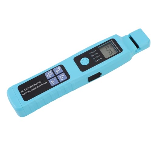 ViaGasaFamido Wiederaufladbare Optische Glasfaser -Idifier mit Genauer Erkennung der Faserrichtung für FTTH -Tool Kabel Finder, Integrierte VFL Optische Leistung Ergonomisches Design für den Komfort von ViaGasaFamido