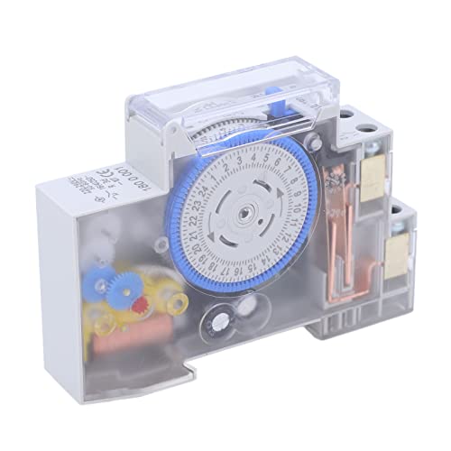 ViaGasaFamido Zeitrelais-Timerschalter Mechanischer Programmierbarer Controller 220-240VAC 16A für Lichter Warmwasserbereiter von ViaGasaFamido