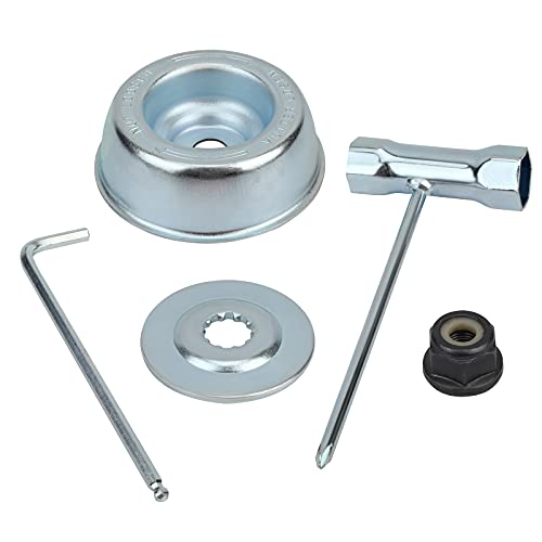 Viabrico Set mit Mutter Kopf für Motorsense FS55 FS55R FS56 FS56RC FS70R FS80 FS85 FS90R FS94 FS100RX Viabrico Set mit Mutter Kopf für Motorsense FS55 FS55R FS56 FS56RC FS70R FS80 FS85 FS90R FS94 FS100RX von Viabrico