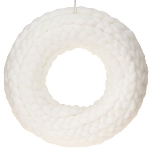 Filzkranz Tür Deko 25cm Weiß Wollfilz Weihnachten Ostern Filzkranz Tür Deko 25cm Weiß Wollfilz Weihnachten Ostern von Viana
