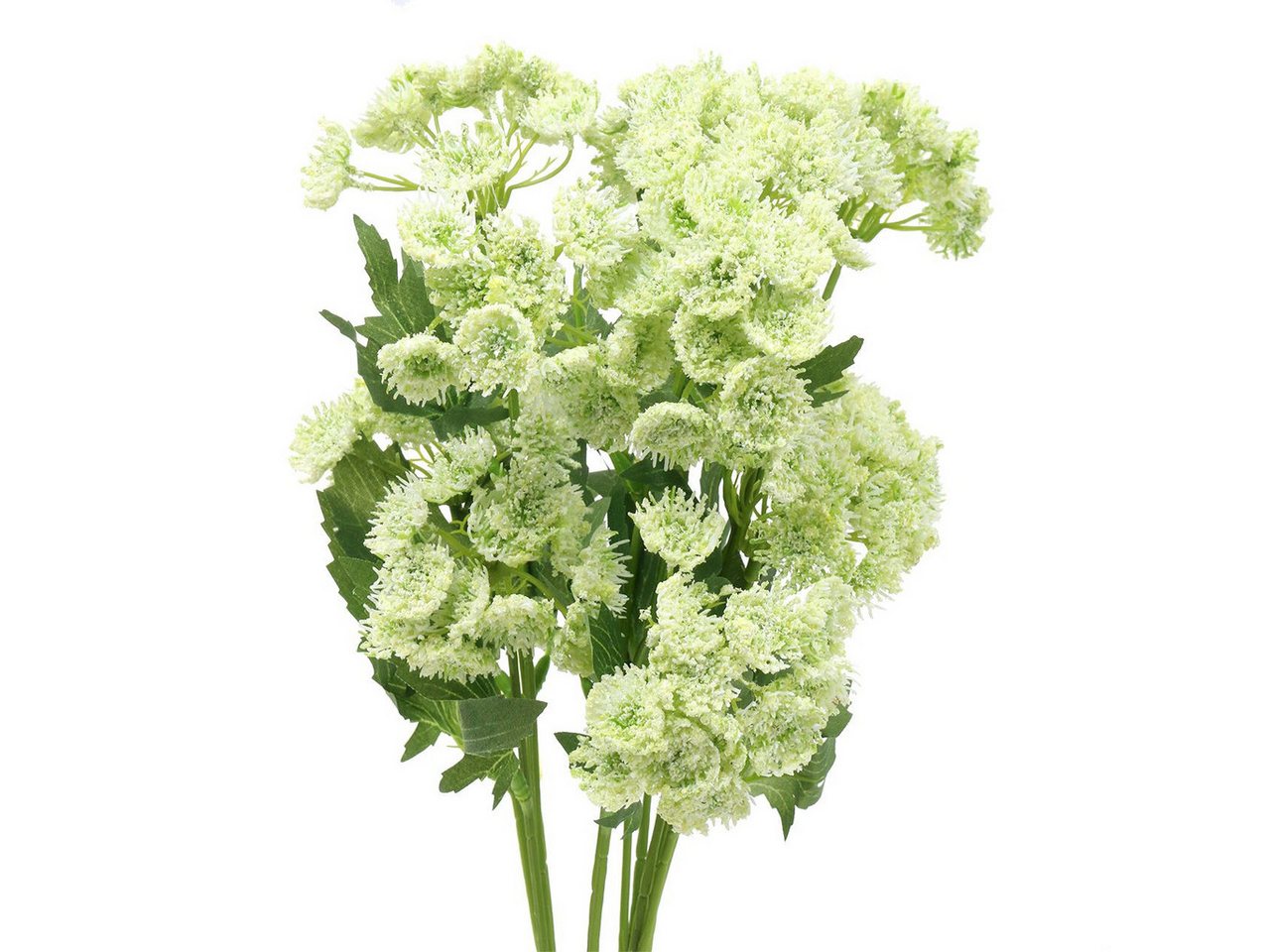 Kunstblume Dill künstlich weiß 49cm 6er-Set, Deko-Kräuter für Tischdeko, Viana von Viana