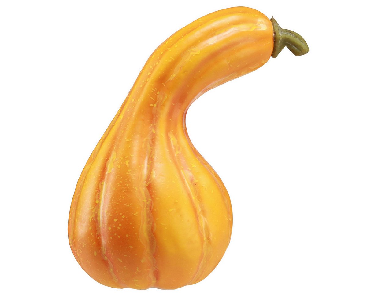Kunstpflanze Zierkürbis Deko Künstlicher Kürbis Herbst Deko Halloween, Viana, Höhe 25 cm von Viana