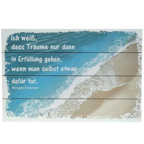 Schild mit motivierendem Zitat für Wanddekoration und Inspiration von Viana