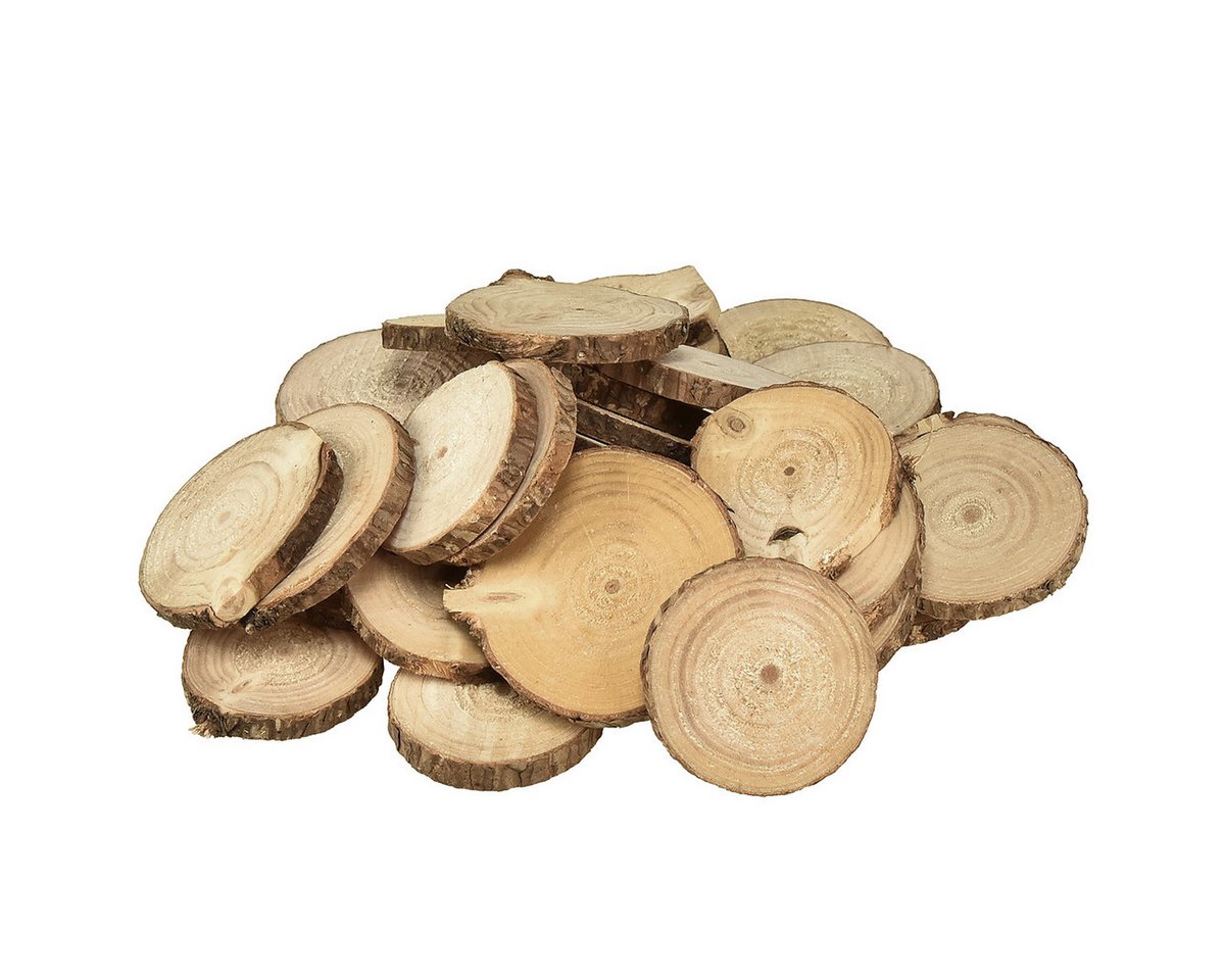 Trockenblume Mini Holzscheiben Deko Natur Ø3-6cm 600g DIY Basteln, Viana Trockenblume Mini Holzscheiben Deko Natur Ø3-6cm 600g DIY Basteln, Viana von Viana