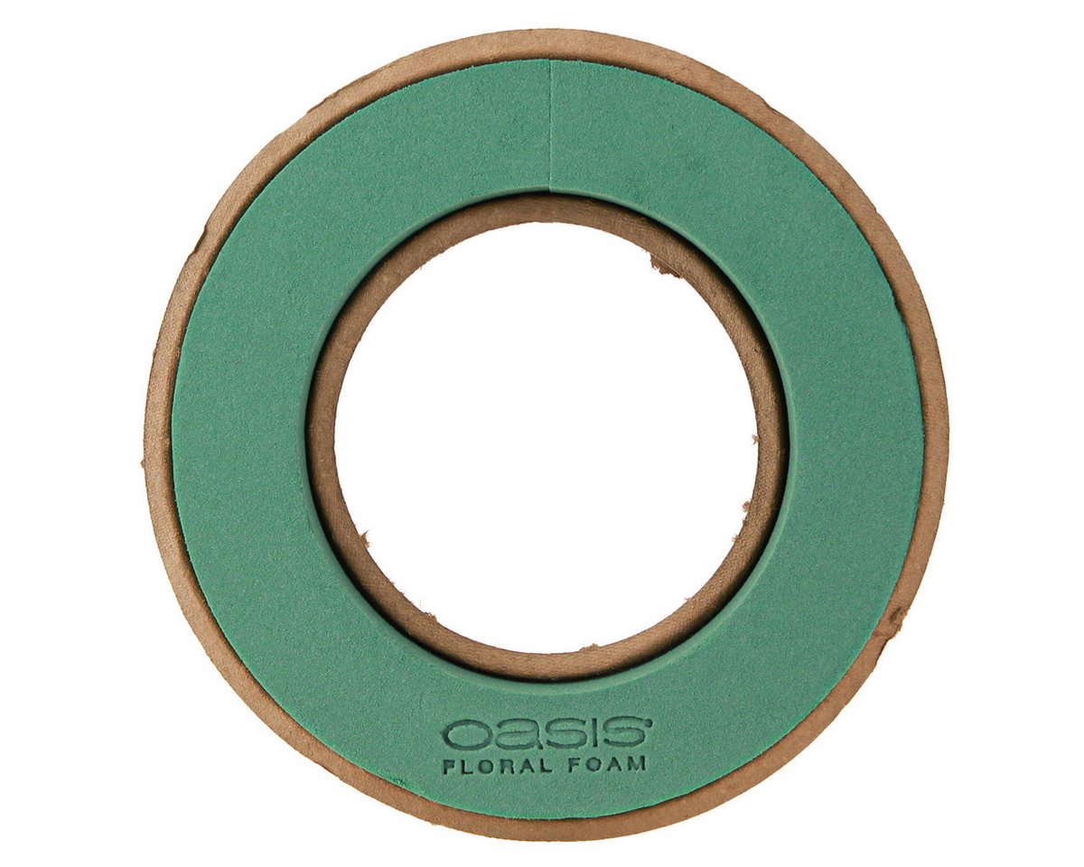 Viana Bastelkranz OASIS® Biolit® Ring/Kranz 24cm 4St - Umweltfreundlicher Steckschaum von Viana