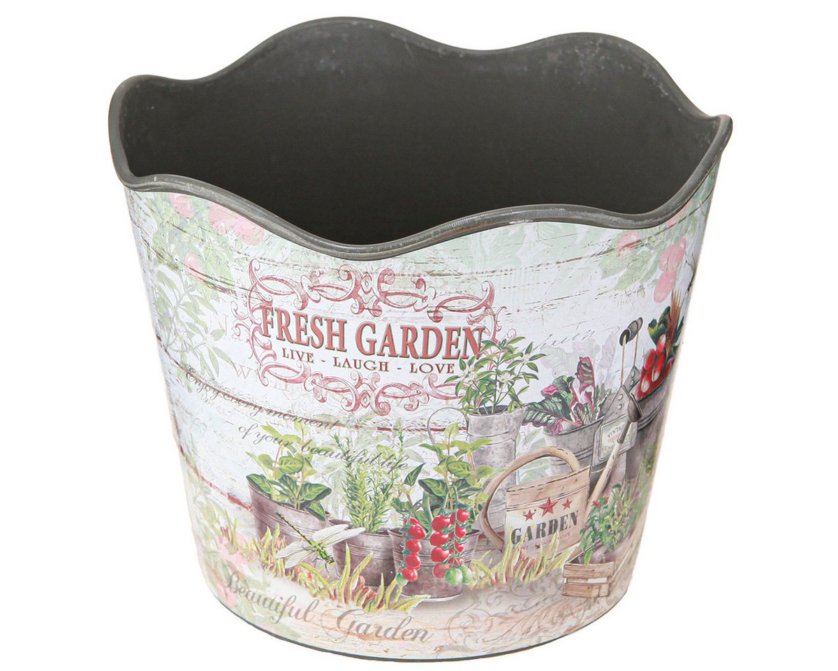 Viana Blumentopf Kräutertopf Blumentopf Plastik Vintage Set 2 Stück Küche Garten von Viana